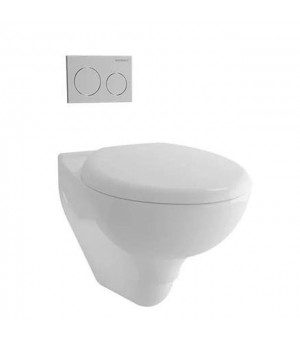 كرسي أفرنجي معلق أبيض 18سم مع غطاء - صناعة أندونيسي # TOTO - CW620NJ